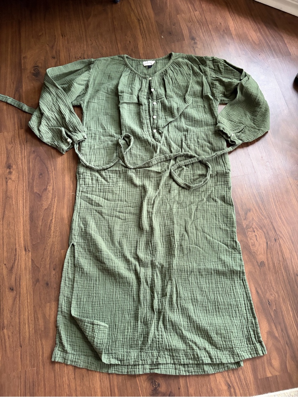 Universal Thread Olive Linen Dress